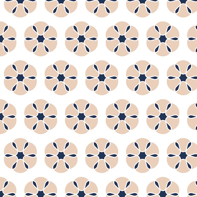 Fondo de patrón sin costuras floral abstracto