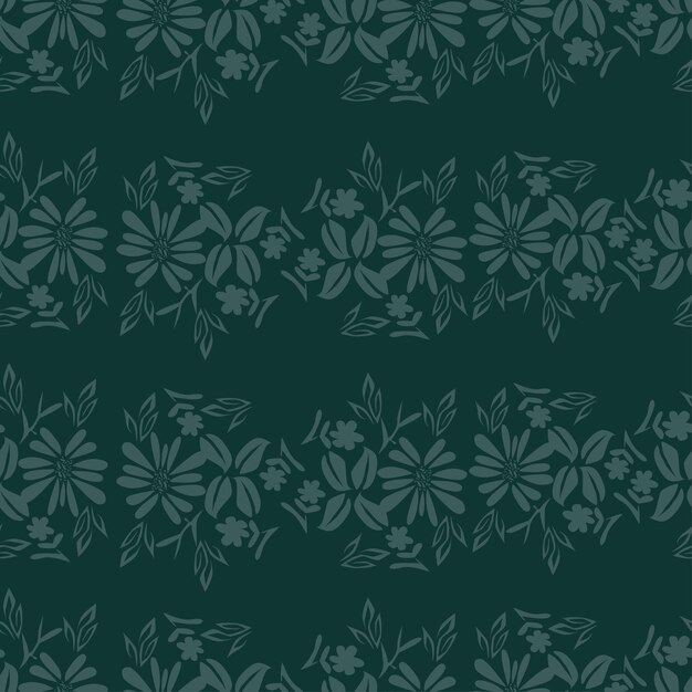 Fondo de patrón sin costuras de flores Elegancia Ilustración vectorial floral Ilustración vectoral floral