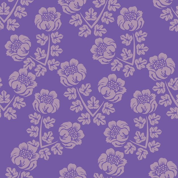 Fondo de patrón sin costuras de flores Elegancia Ilustración vectorial floral Ilustración vectoral floral