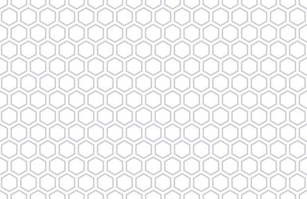 Fondo de patrón sin costuras geométrico abstracto con celdas de forma hexagonal Ilustración vectorial