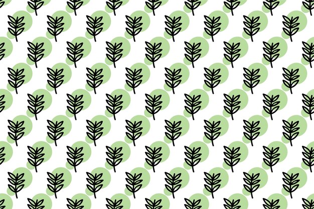 Fondo de patrón sin costuras de hoja abstracta