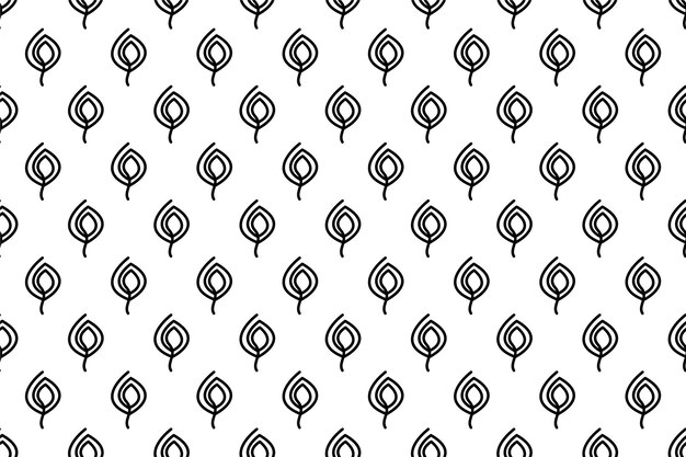 Fondo de patrón sin costuras de hoja abstracta