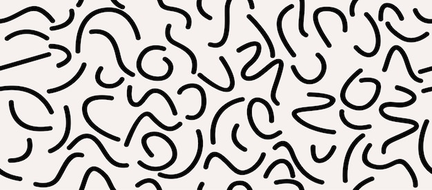 El fondo del patrón sin costuras de la línea vectorial