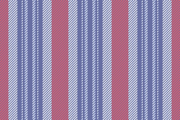 Fondo patrón sin costuras de líneas textura vertical con una franja vectorial tela textil en colores azul y blanco