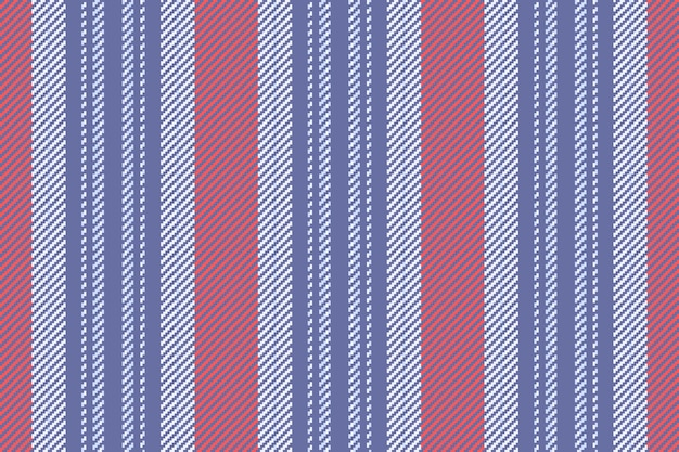 Fondo patrón sin costuras de líneas textura vertical con una franja vectorial tela textil en colores azul y blanco