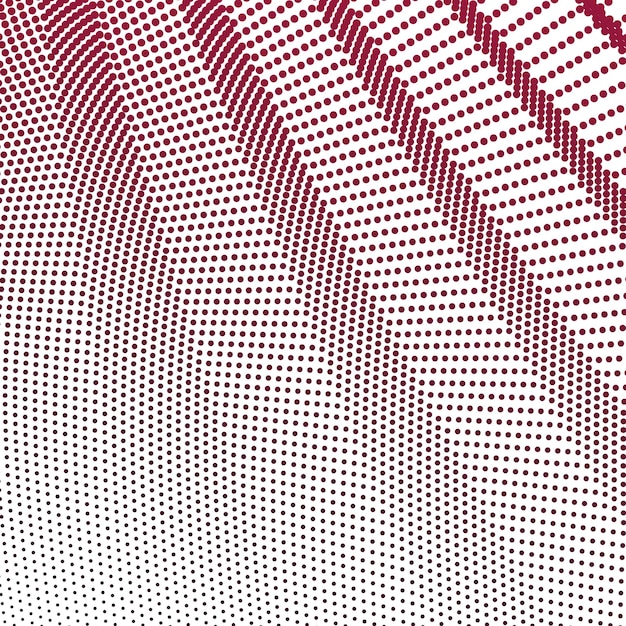 Fondo con patrón sin costuras de medio tono rojo oscuro
