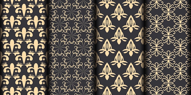 Fondo con patrón decorativo sin costuras
