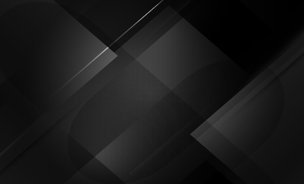 Fondo de patrón de diseño de geometría abstracta negra