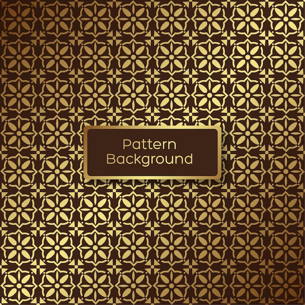 Fondo de patrón dorado