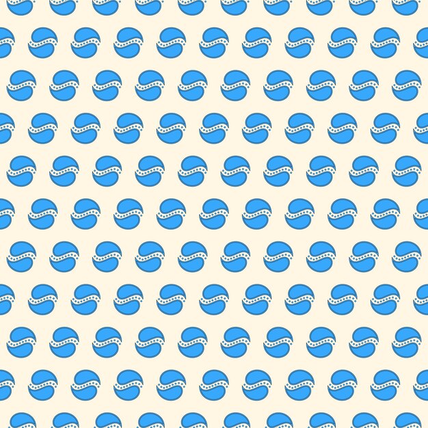 Fondo de patrón con estilo de vector libre