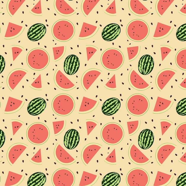 Fondo de patrón de estilo de verano sin costura