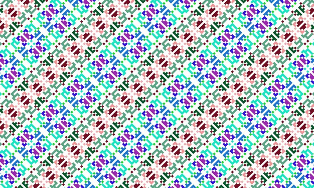 fondo de patrón étnico abstracto a cuadros modernos