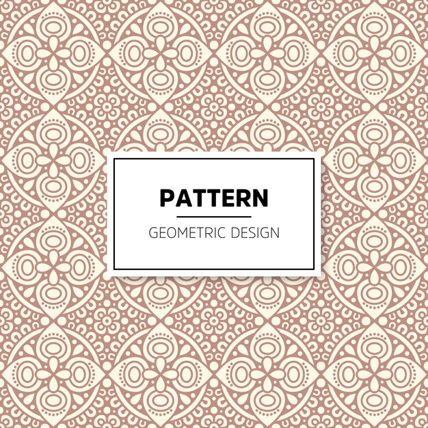 Fondo de patrón étnico oriental