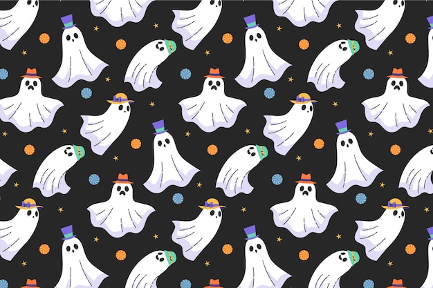 Vector el fondo del patrón fantasma