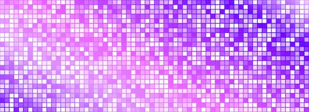 El fondo del patrón de la fiesta de discoteca púrpura la textura de mosaico de pañuelo irisante el medio tono brillante abstracto w