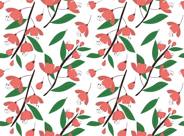 fondo con patrón de flor