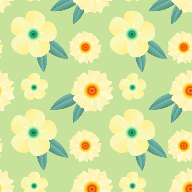Fondo de patrón floral abstracto dibujado a mano. Ilustración vectorial.
