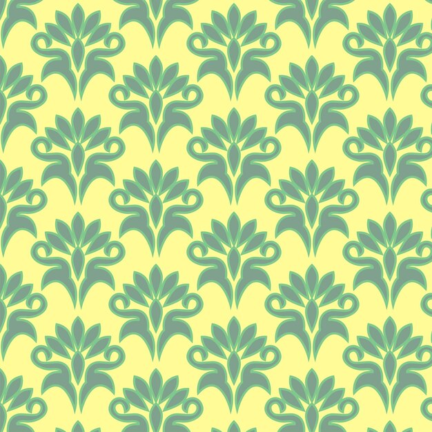 El fondo del patrón floral abstracto el patrón de lujo la ilustración vectorial elegante