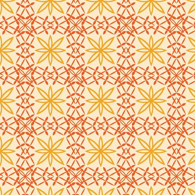 El fondo del patrón floral abstracto el patrón de lujo la ilustración vectorial elegante
