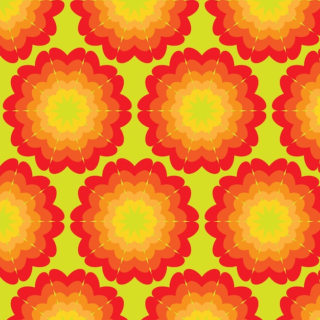El fondo del patrón floral abstracto el patrón de lujo la ilustración vectorial elegante