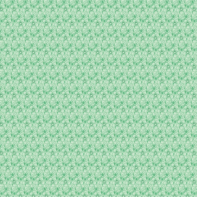 Fondo de patrón floral abstracto patrón natural ilustración vectorial elegante de hojas y flores