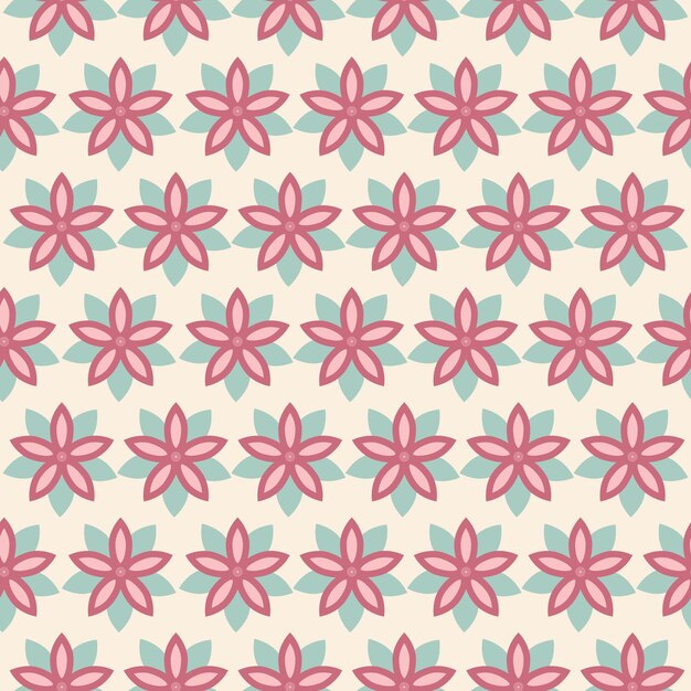 Fondo con patrón floral sin costuras