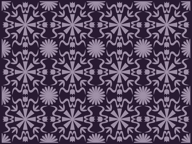 Fondo de patrón floral diseño tradicional vector de patrón de batik