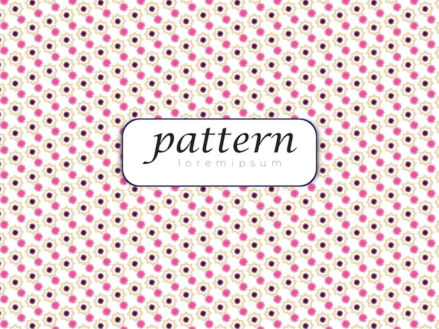 Fondo de patrón floral geométrico