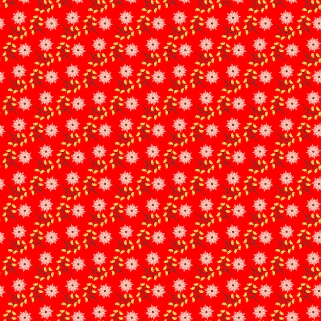Fondo de patrón floral de vector libre