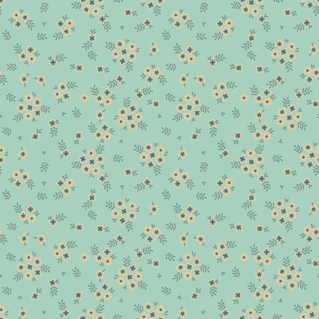 Fondo de patrón de flores abstracto Ilustración vectorial