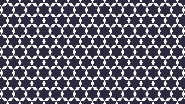 Fondo de patrón de forma de estrellas abstractas con estilo