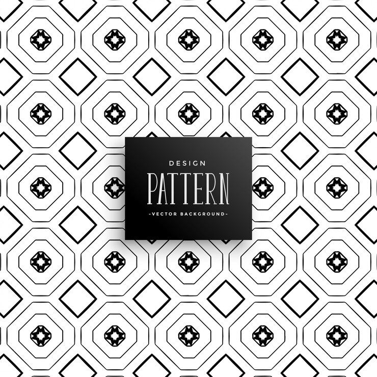 Vector fondo de patrón de forma geométrica abstracta