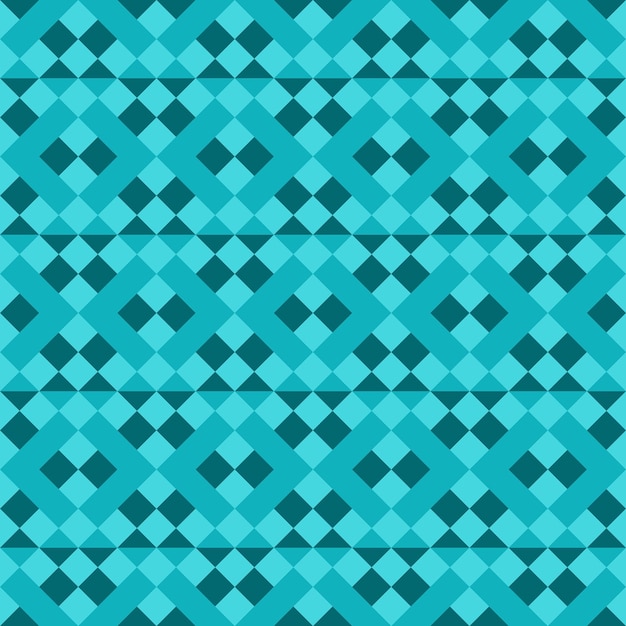 Fondo de patrón de forma geométrica de tono de color azul decoración de repetición perfecta arte de ilustración simple
