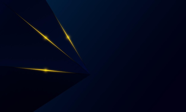 Fondo de patrón de forma de triángulos de polígono azul abstracto con estilo de lujo de efecto de iluminación.