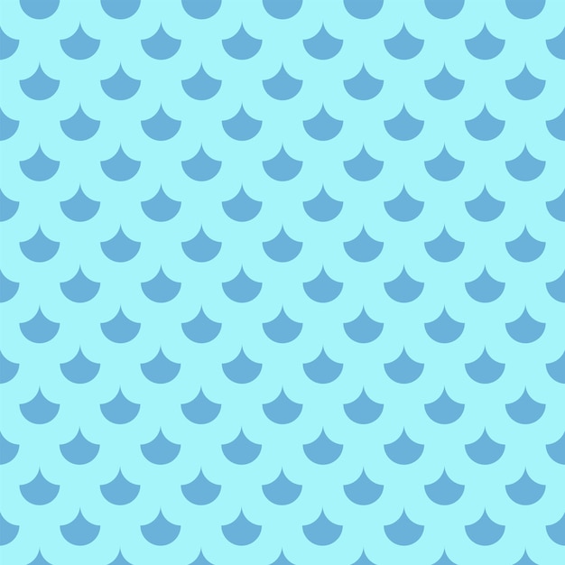 Fondo con patrón de forma vintage azul