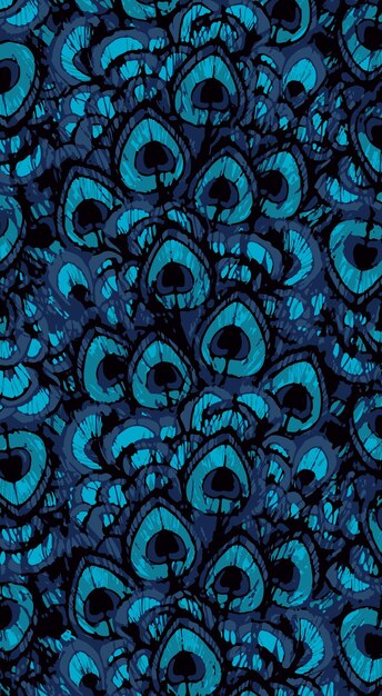 Fondo de patrón de formas geométricas azules abstractas