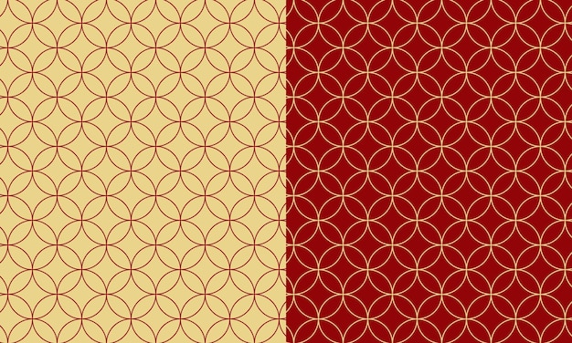 Fondo de patrón geométrico en 2 colores diferentes