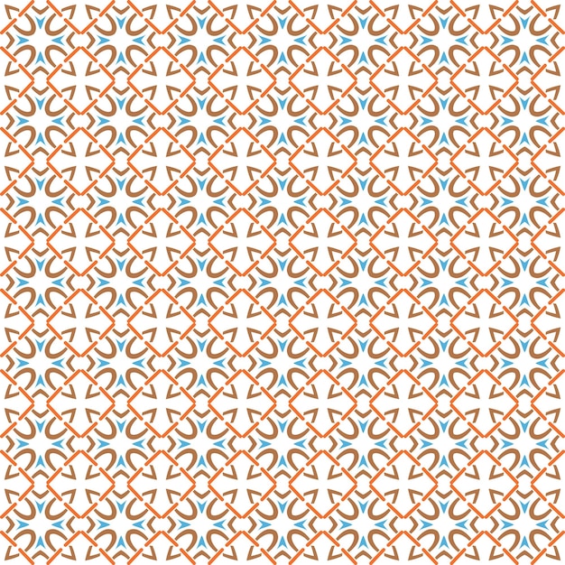 Fondo de patrón geométrico abstracto sin fisuras con líneas patrones de adornos orientales