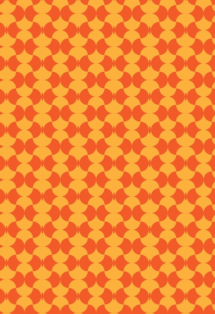 Un fondo de patrón geométrico amarillo y naranja