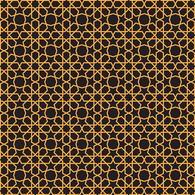 Fondo de patrón geométrico árabe