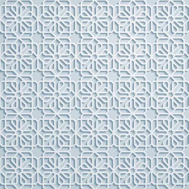 Fondo de patrón geométrico árabe
