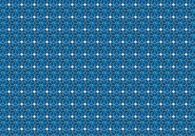 Fondo con patrón geométrico azul