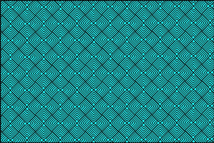 Fondo con patrón geométrico azulado