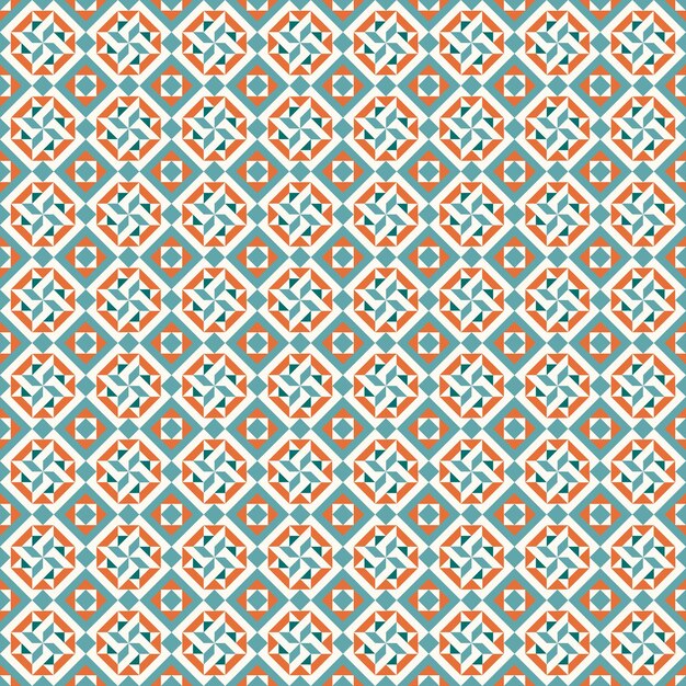 Fondo del patrón geométrico de los azulejos