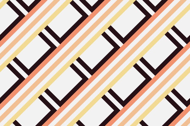 Fondo de patrón geométrico con color naranja negro y blanco.