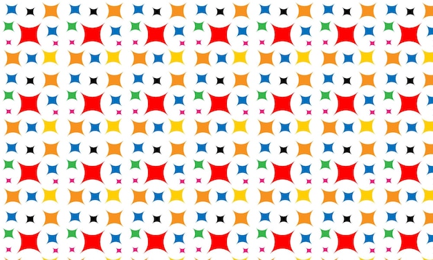 Fondo De Patrón Geométrico Colorido