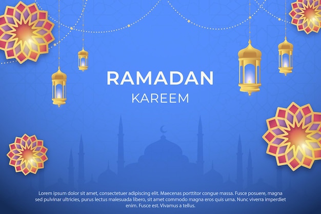Fondo de patrón geométrico islámico ramadan kareem
