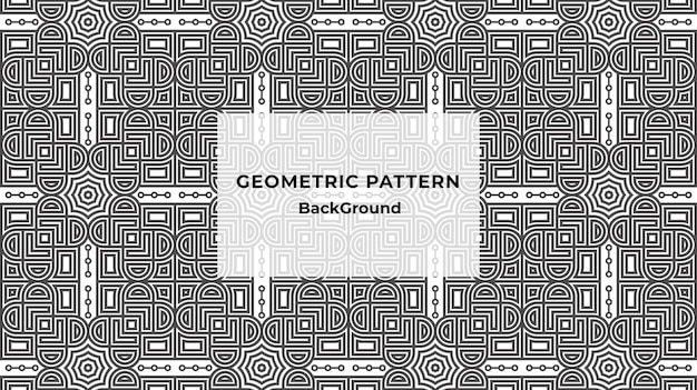 Fondo de patrón geométrico de líneas de forma impresionante