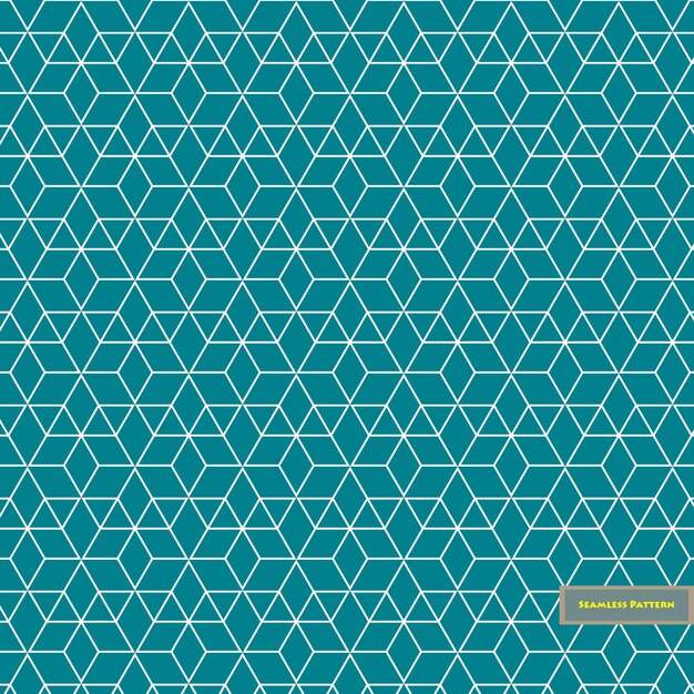 Fondo de patrón geométrico plano vectorial vectorial