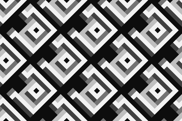 Fondo de patrón geométrico Textura sin costuras Ilustración vectorial